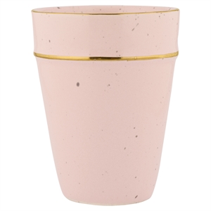 Cup pale pink with gold rim fra GreenGate - Tinashjem